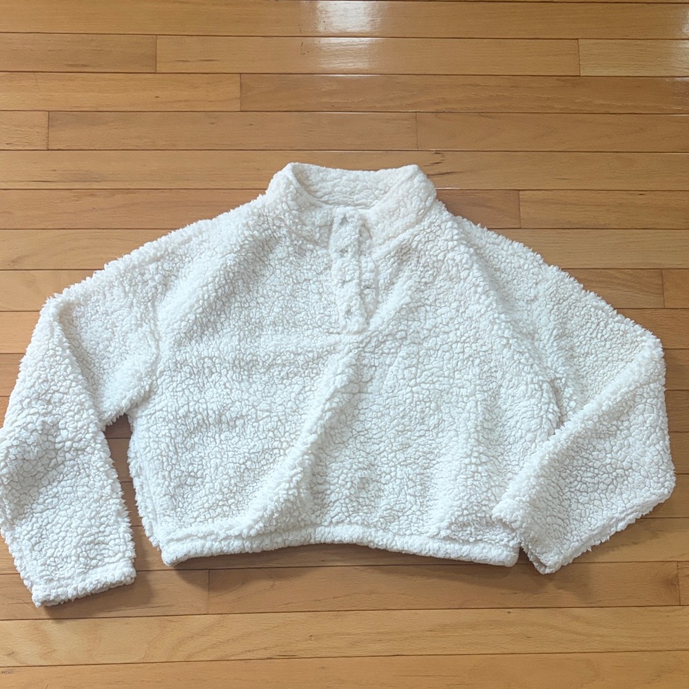 PacSun Cream Teddy Jacket